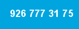 926 777 31 75
